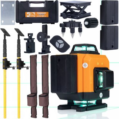 Inny producent Rosfix Poziomica Laserowa Orange Tiger 16 Linii ROT16L – Profesjonalne Narzędzie z Walizką Odporność IP54 Statyw 285cm i 400cm Inny producent Rosfix Poziomica Laserowa Orange Tiger 16 Linii ROT16L – Profesjonalne Narzędzie z Walizką Odporność IP54 Statyw 285cm i 400cm