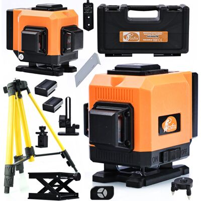 Inny producent Rosfix Poziomica Laserowa Orange Tiger ROT12L – 12 Linii Laserowych Samopoziomowanie Statyw 43-120 cm z Pokrowcem Inny producent Rosfix Poziomica Laserowa Orange Tiger ROT12L – 12 Linii Laserowych Samopoziomowanie Statyw 43-120 cm z Pokrowcem
