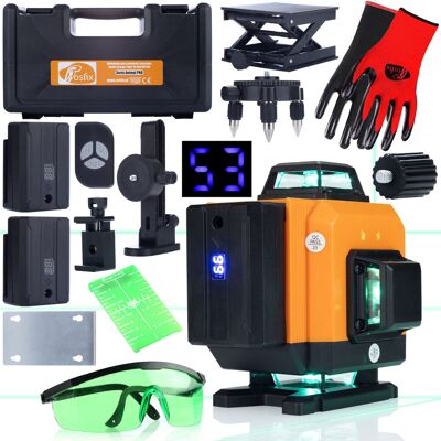 Inny producent Rosfix Poziomica Laserowa Orange Tiger ROT16L – 16 Linii Laserowych Zielona Tarcza, Okulary Ochronne, Rękawice Wysoka Precyzja Inny producent Rosfix Poziomica Laserowa Orange Tiger ROT16L – 16 Linii Laserowych Zielona Tarcza, Okulary Ochronne, Rękawice Wysoka Precyzja