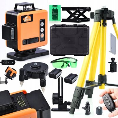 Inny producent Rosfix Poziomica Laserowa Orange Tiger ROT16L-L – 16 Linii Pomiarowych Samopoziomowanie Zestaw MAX PACK_L2 z Akcesoriami Inny producent Rosfix Poziomica Laserowa Orange Tiger ROT16L-L – 16 Linii Pomiarowych Samopoziomowanie Zestaw MAX PACK_L2 z Akcesoriami