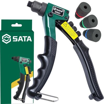Sata Nitownica Ręczna Profi Stalowa St90501Sc 8'' 200Mm 2,4 - 4,8Mm +4 Nity Sata Nitownica Ręczna Profi Stalowa St90501Sc 8'' 200Mm 2,4 - 4,8Mm +4 Nity