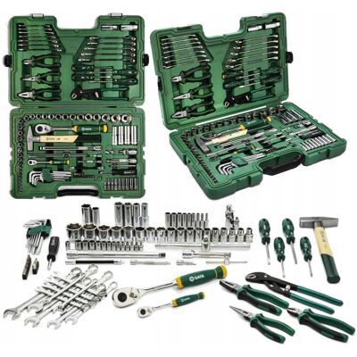 Sata Zestaw 104 Elementy Kluczy Nasadowych Metrycznych 1/4' I 1/2' St09547G Sata Zestaw 104 Elementy Kluczy Nasadowych Metrycznych 1/4' I 1/2' St09547G