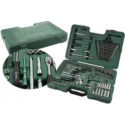 Sata Zestaw 128 Kluczy Nasadowych 1/4' 3/8' 1/2' W Walizce Torx St09014A Sata Zestaw 128 Kluczy Nasadowych 1/4' 3/8' 1/2' W Walizce Torx St09014A