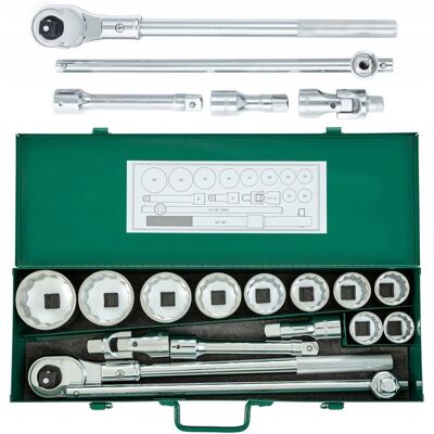 Sata Zestaw 15 Kluczy Nasadowych 3/4' Metrycznych W Walizce St09015Sj Sata Zestaw 15 Kluczy Nasadowych 3/4' Metrycznych W Walizce St09015Sj