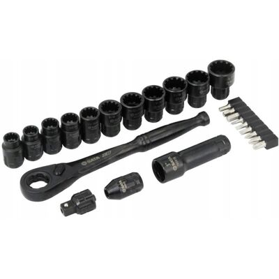 SATA ZESTAW 24 KLUCZY NASADOWYCH PRZELOTOWYCH X6 SATA ZESTAW 24 KLUCZY NASADOWYCH PRZELOTOWYCH X6