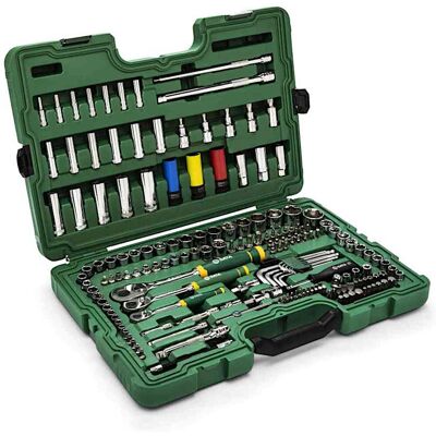 Sata Zestaw Kluczy Nasadowych z Grzechotką 1/4 1/2 3/8 180 Szt. ST09546G Sata Zestaw Kluczy Nasadowych z Grzechotką 1/4 1/2 3/8 180 Szt. ST09546G