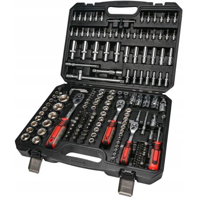 SCHMITH SCH01Z01182 ZESTAW NARZĘDZI 1/4'', 3/8'', 1/2'' 182 ELEMENTY SCHMITH SCH01Z01182 ZESTAW NARZĘDZI 1/4'', 3/8'', 1/2'' 182 ELEMENTY