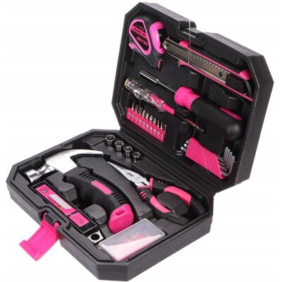 Inny producent SIXTOL HOME PINK Zestaw Narzędzi 66 el w Walizce Dla Domu Inny producent SIXTOL HOME PINK Zestaw Narzędzi 66 el w Walizce Dla Domu
