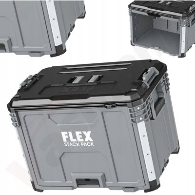 SKRZYNIA NARZĘDZIOWA GARAŻOWA STACK PACK FLEX TKL SP CB 559x391x410mm SKRZYNIA NARZĘDZIOWA GARAŻOWA STACK PACK FLEX TKL SP CB 559x391x410mm