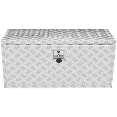 Vevor Skrzynia narzędziowa podwoziowa aluminiowa 91×46×43cm wodoodporna z zamkiem Vevor Skrzynia narzędziowa podwoziowa aluminiowa 91×46×43cm wodoodporna z zamkiem