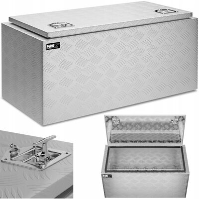 Inny producent Skrzynia narzędziowa transportowa aluminiowa zamykana na klucz 119 l 91 x 4 Inny producent Skrzynia narzędziowa transportowa aluminiowa zamykana na klucz 119 l 91 x 4
