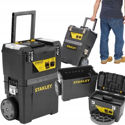 SKRZYNKA NARZĘDZIOWA STANLEY NA KÓŁKACH MODUŁOWA SKRZYNKA NARZĘDZIOWA STANLEY NA KÓŁKACH MODUŁOWA