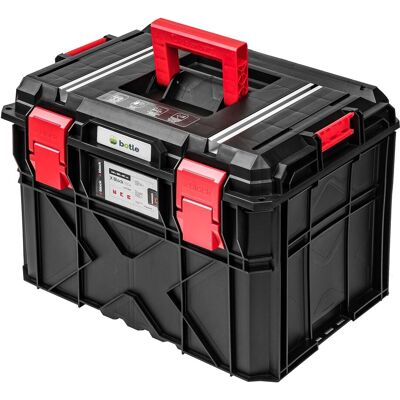 Botle Skrzynka narzędziowa warsztat garaż 54,6x38x40,7 cm Czarny Botle Skrzynka narzędziowa warsztat garaż 54,6x38x40,7 cm Czarny