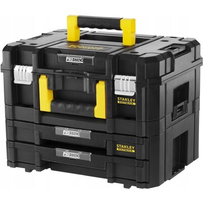 Inny producent STANLEY FatMax Pro-Stack Tool Box Set 215L 2 Drawer Organizers Inny producent STANLEY FatMax Pro-Stack Tool Box Set 215L 2 Drawer Organizers