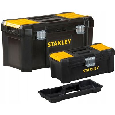 Inny producent STANLEY Zestaw Skrzyń Narzędziowych 19' i 12,5' z Metalowymi Zapięciami Inny producent STANLEY Zestaw Skrzyń Narzędziowych 19' i 12,5' z Metalowymi Zapięciami