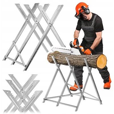 KADAX Stojak Do Cięcia Drewna Kobyłka Koziołek Składany Kozioł Metalowy 150 Kg KADAX Stojak Do Cięcia Drewna Kobyłka Koziołek Składany Kozioł Metalowy 150 Kg