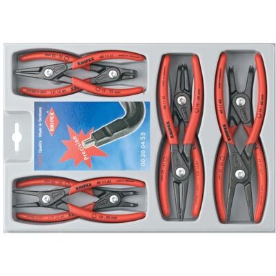 Szczypce do pierścieni zaciskowych segera KNIPEX, 8 szt Szczypce do pierścieni zaciskowych segera KNIPEX, 8 szt
