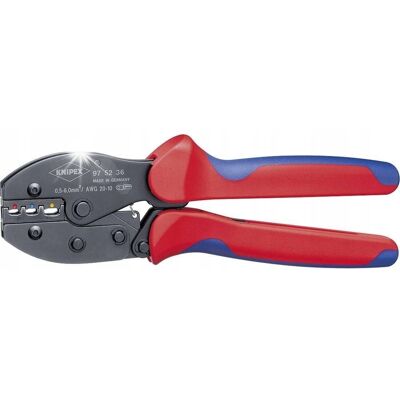 Inny producent Szczypce do zagniatania z wielokomponentowymi nasadkami czernione 220mm Inny producent Szczypce do zagniatania z wielokomponentowymi nasadkami czernione 220mm