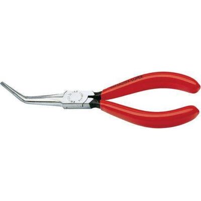 Szczypce igłowe,wygięte z rękojeściąmi z tworz.sztucz. 160mm, KNIPEX Szczypce igłowe,wygięte z rękojeściąmi z tworz.sztucz. 160mm, KNIPEX