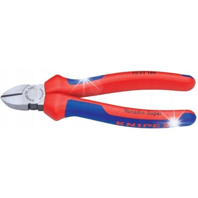 Inny producent Szczypce tnące boczne z wielokomponentowymi nasadkami fosforanowane 140mm Inny producent Szczypce tnące boczne z wielokomponentowymi nasadkami fosforanowane 140mm