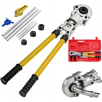 Vevor SZCZYPCE ZACISKOWE do Rur 16-32 mm Głowica Obrotowa 360 Matryce TH Żółte Vevor SZCZYPCE ZACISKOWE do Rur 16-32 mm Głowica Obrotowa 360 Matryce TH Żółte