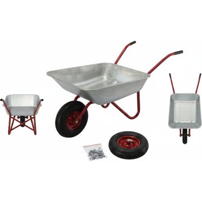 Inny producent TACZKA OGRODOWA LEKKA OCYNKOWANA METALOWE KOŁO 80-120 KG MOCNA Inny producent TACZKA OGRODOWA LEKKA OCYNKOWANA METALOWE KOŁO 80-120 KG MOCNA