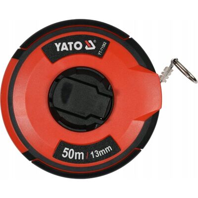 TAŚMA MIERNICZA STALOWA 50 M X 13 MM NYLON YATO TAŚMA MIERNICZA STALOWA 50 M X 13 MM NYLON YATO