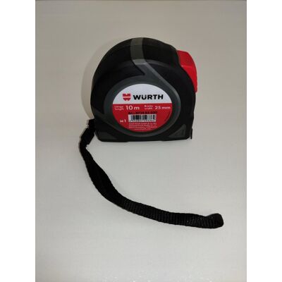 Taśma miernicza Wurth zwijana 10m-L25mm- 2C-PT18 071465 020 Taśma miernicza Wurth zwijana 10m-L25mm- 2C-PT18 071465 020