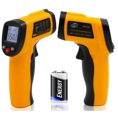 Benetech Termometr Bezkontaktowy Pirometr GM550E z Laserowym Celownikiem 550°C Benetech Termometr Bezkontaktowy Pirometr GM550E z Laserowym Celownikiem 550°C