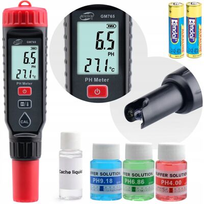 Benetech TESTER MIERNIK pH METR WODY BASEN CZUJNIK TERMOMETR 2w1 AUTOKALIBRACJA ATC Benetech TESTER MIERNIK pH METR WODY BASEN CZUJNIK TERMOMETR 2w1 AUTOKALIBRACJA ATC