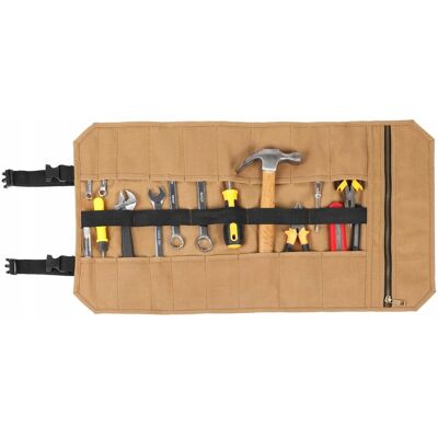 Inny producent TOOL Torba Na Narzędzia Z Woskowanego Płótna 65x36cm Khaki Inny producent TOOL Torba Na Narzędzia Z Woskowanego Płótna 65x36cm Khaki