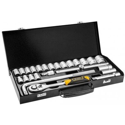 GTX Poland Topex Klucze nasadowe 1/2', metalowa walizka, zestaw 25 szt. 38D850 GTX Poland Topex Klucze nasadowe 1/2', metalowa walizka, zestaw 25 szt. 38D850