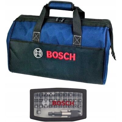 Torba Narzędziowa BOSCH + Zestaw Bitów Torx Końcówki do Wkrętarki Narzędzia Torba Narzędziowa BOSCH + Zestaw Bitów Torx Końcówki do Wkrętarki Narzędzia