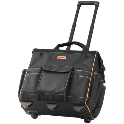 TORBA NARZĘDZIOWA VEVOR NA KÓŁKACH 50 KG 25 KIESZENI ALUMINIOWA RĄCZKA TORBA NARZĘDZIOWA VEVOR NA KÓŁKACH 50 KG 25 KIESZENI ALUMINIOWA RĄCZKA