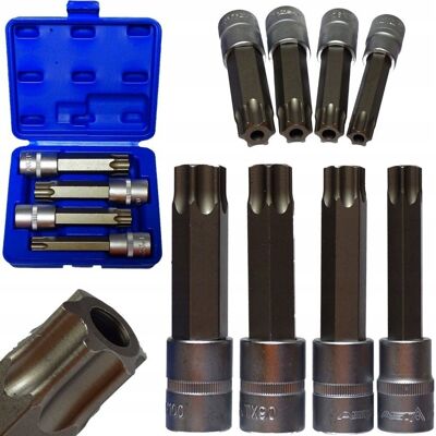ASTA TORX TX70-100 TAMPER KLUCZE Z OTWOREM 1/2' 4 SZT. MAN BMW Ford itd. ASTA TORX TX70-100 TAMPER KLUCZE Z OTWOREM 1/2' 4 SZT. MAN BMW Ford itd.