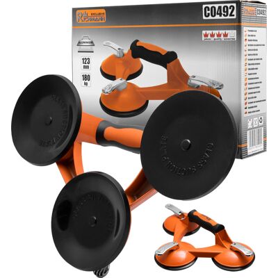 Inny producent Uchwyt Przyssawka Do Szyb 3X123Mm 180Kg Richmann Inny producent Uchwyt Przyssawka Do Szyb 3X123Mm 180Kg Richmann