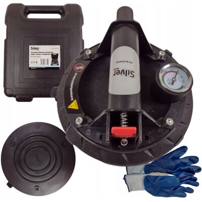 Silvertools Uchwyt Przyssawka Próżniowa Z Pompką Przenoszenia Szyb Płytek Glazury 300Kg Silvertools Uchwyt Przyssawka Próżniowa Z Pompką Przenoszenia Szyb Płytek Glazury 300Kg