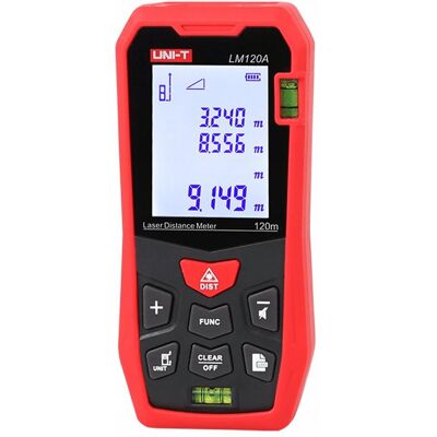 Uni-T Lm120a Miernik Odległości Laserowy Dalmierz Z Ekranem Lcd 120m Uni-T Lm120a Miernik Odległości Laserowy Dalmierz Z Ekranem Lcd 120m
