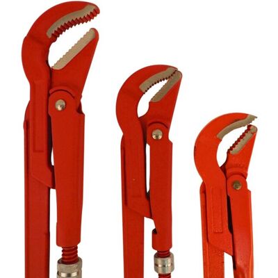 BAUSTER Uniwersalny Klucz Do Rur 1' 1.5' 2' Stalowy Regulowany Hydrauliczny Zestaw BAUSTER Uniwersalny Klucz Do Rur 1' 1.5' 2' Stalowy Regulowany Hydrauliczny Zestaw