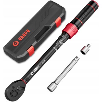Inny producent VANPO Klucz Dynamometryczny 5-60Nm Zestaw Rower Motocykl Auto Inny producent VANPO Klucz Dynamometryczny 5-60Nm Zestaw Rower Motocykl Auto