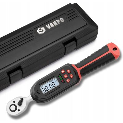 Inny producent VANPO Klucz Dynamometryczny Cyfrowy 1/4 Cala 1.5-30Nm Rower Motocykl Inny producent VANPO Klucz Dynamometryczny Cyfrowy 1/4 Cala 1.5-30Nm Rower Motocykl