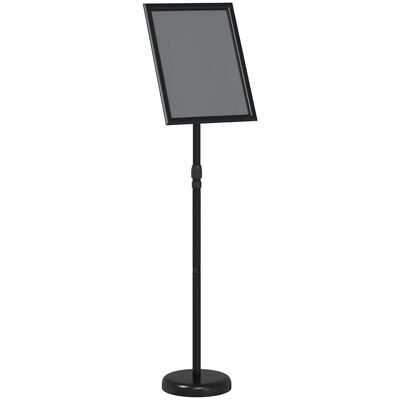vidaXL Stoiska na targi Czarny 25 x 25 x 125 cm Aluminium vidaXL Stoiska na targi Czarny 25 x 25 x 125 cm Aluminium