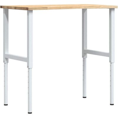 vidaXL Stolik roboczy, 100x60x(71,5-98) cm, drewno dębowe vidaXL Stolik roboczy, 100x60x(71,5-98) cm, drewno dębowe