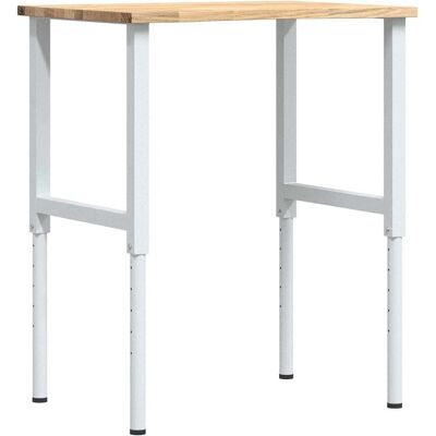 vidaXL Stolik roboczy, 80x60x(71,5-98) cm, drewno dębowe vidaXL Stolik roboczy, 80x60x(71,5-98) cm, drewno dębowe