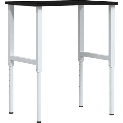 vidaXL Stolik roboczy, ciemny brąz, 80x60x(71,5-98) cm, drewno dębowe vidaXL Stolik roboczy, ciemny brąz, 80x60x(71,5-98) cm, drewno dębowe