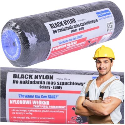Inny producent Wałek Malarski do Gładzi Blue Dolphin Black Nylon 25 cm do Ścian Sufitów Inny producent Wałek Malarski do Gładzi Blue Dolphin Black Nylon 25 cm do Ścian Sufitów