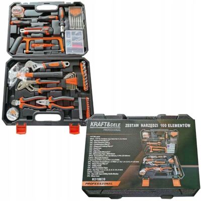 Kraft&Dele - KD-10839 - 100 pcs - Etui na przechowywanie - Zestaw narzędzi Kraft&Dele - KD-10839 - 100 pcs - Etui na przechowywanie - Zestaw narzędzi