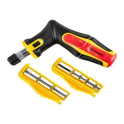 Zestaw 15 elementów wkrętaków z mechanizmem ratchet Topex Zestaw 15 elementów wkrętaków z mechanizmem ratchet Topex