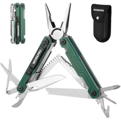 Inny producent Workpro Szczypce 18 W 1 – Niezbędne Narzędzie Na Kemping Inny producent Workpro Szczypce 18 W 1 – Niezbędne Narzędzie Na Kemping