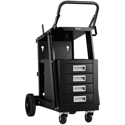 Vevor Wózek spawalniczy 2 poziomy 4 szuflady 120 kg mobilny do MIG i plazmy Vevor Wózek spawalniczy 2 poziomy 4 szuflady 120 kg mobilny do MIG i plazmy